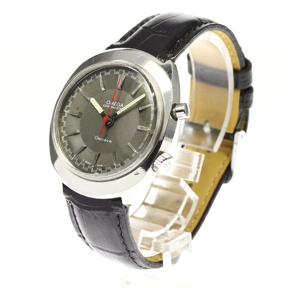 OMEGA Geneve Chronostop gray Dial Hand Winding Men's - Picture 2 of 7
